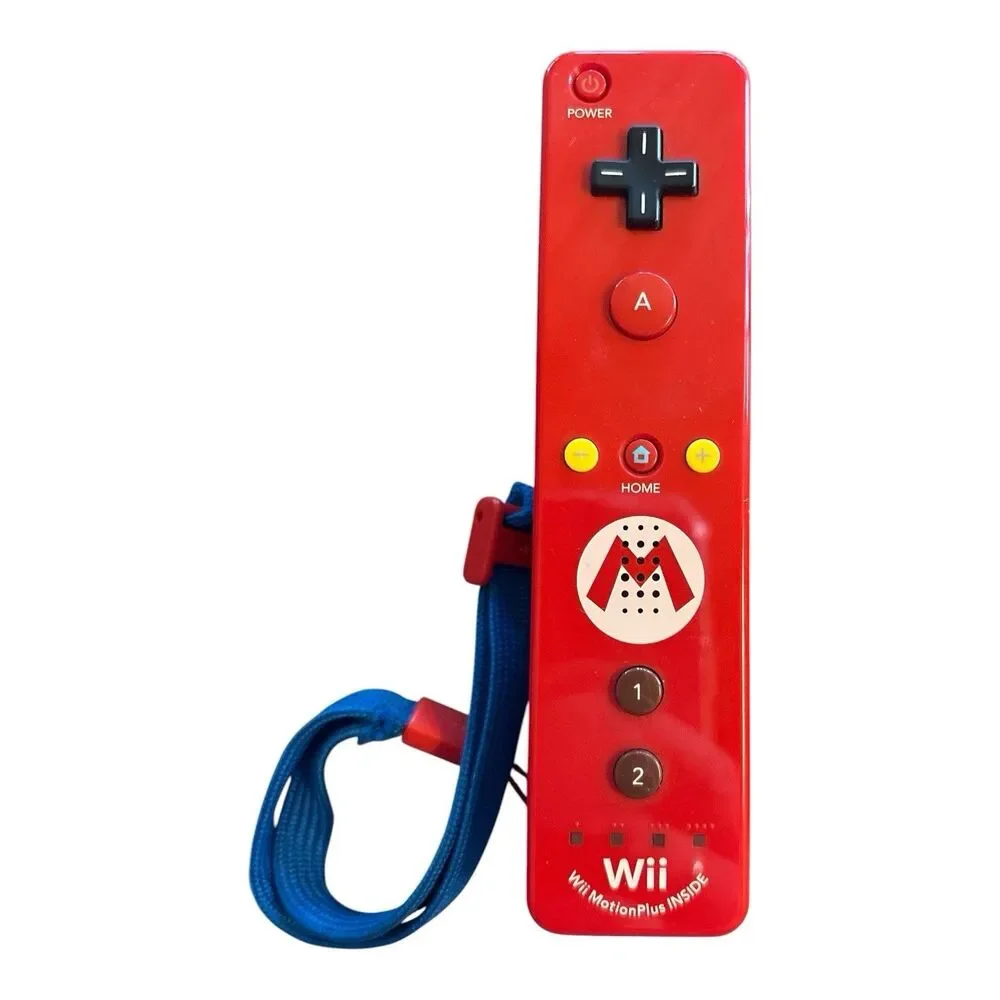 Nintendo Wii Remote Motion Plus Controller Mario Model Japan OEM Tested